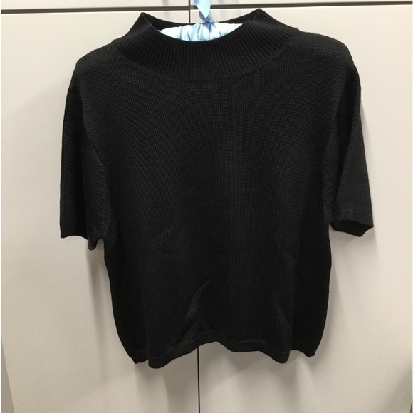 Fia Italia short sleeve mock ribbed neck top - Picture 2 of 7